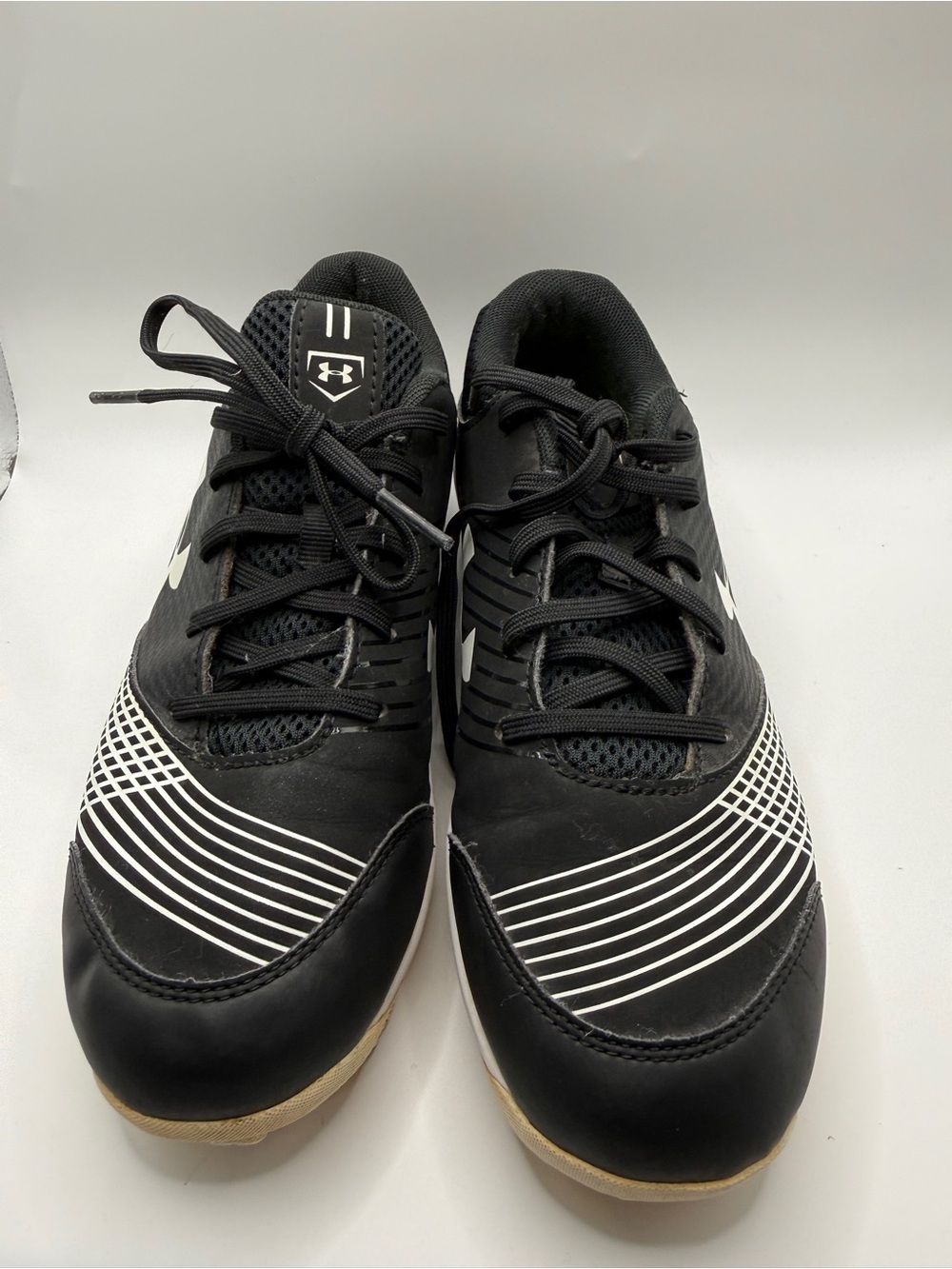 Under Armour Black and White softball Cleats